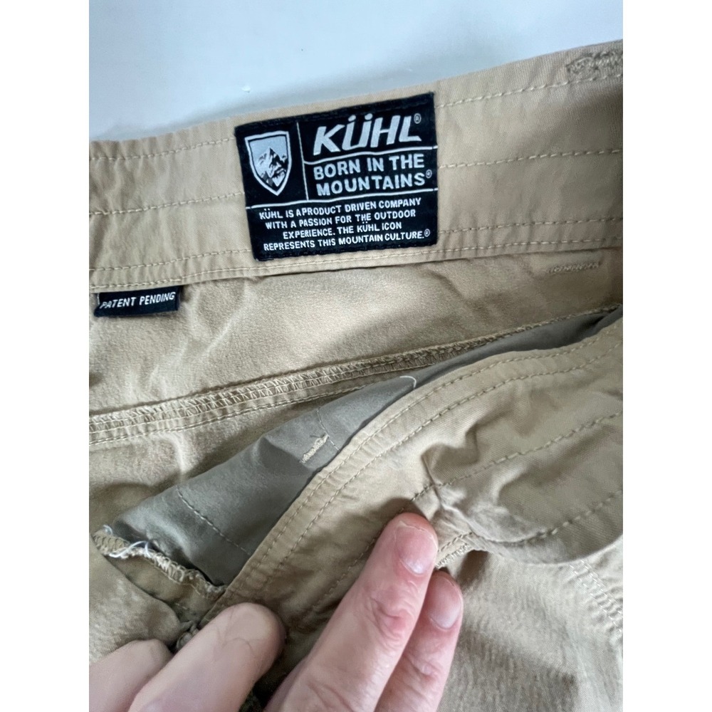 KUHL Mens Slax Pants Khaki Tan Straight Leg Outdoor Casual W36 L32‎ Outdoor - Picture 6 of 9